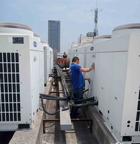 南溪中央空调制热和不制冷系统维修方法